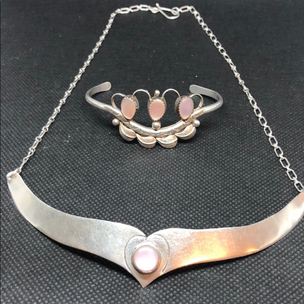 Amazing Set Native American necklace and bracelet